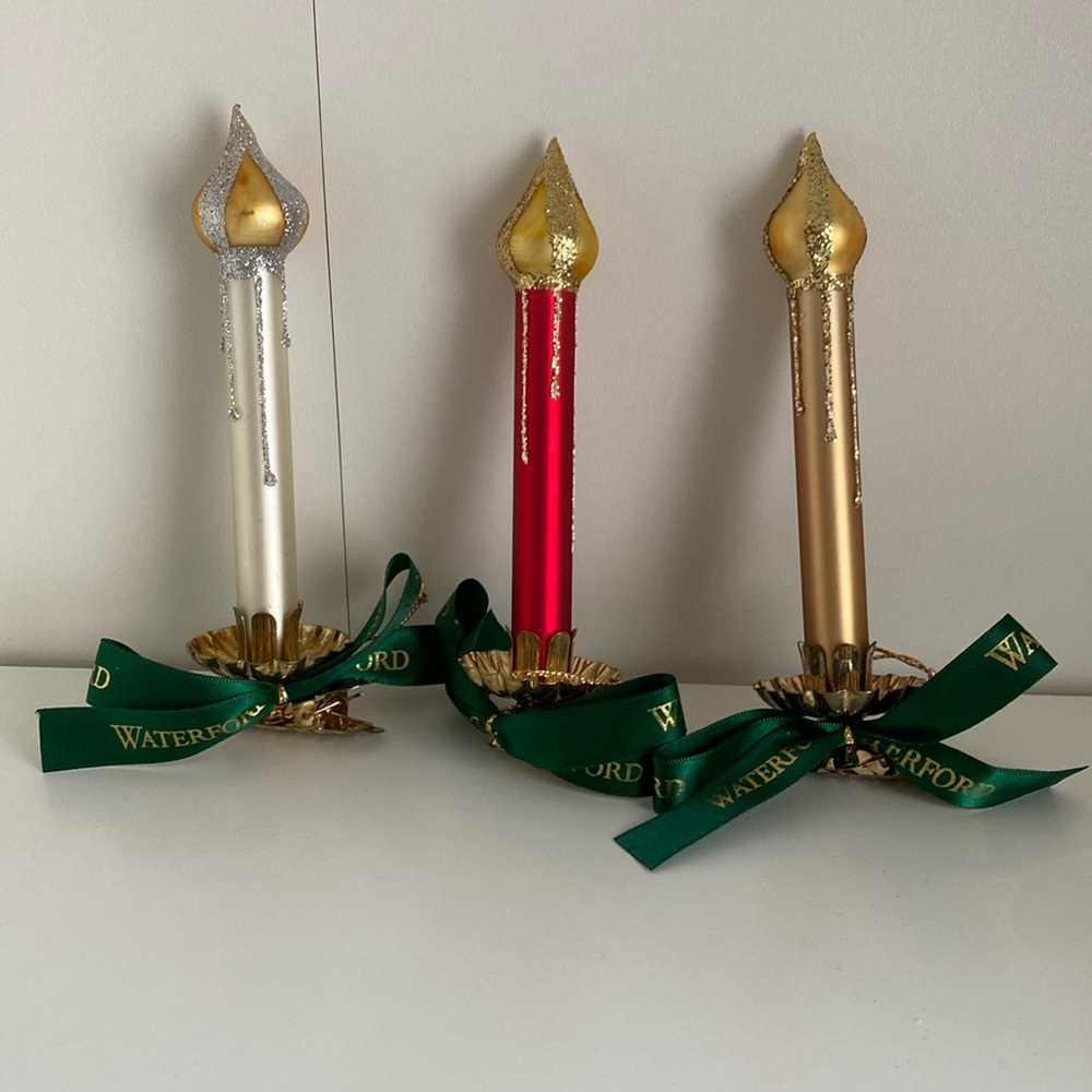 Waterford Heirlooms Nostalgic Collection Limited Edition Candle Clip on Ornament